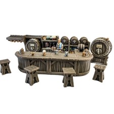 28mm Village Tavern Dungeons  Dragons DnD D D Castle Village Market Scatter