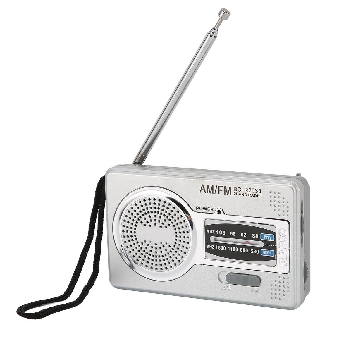 Pocket Radio AM FM Portable Transistor Radio Battery Operated