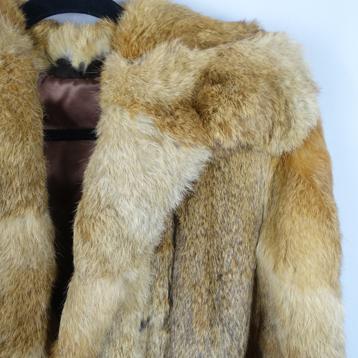 Vintage City Furs Authentic Rabbit Fur Long Overcoat w/ Fur Vintage City Furs Authentic Rabbit Fur Long Overcoat w/ Fur