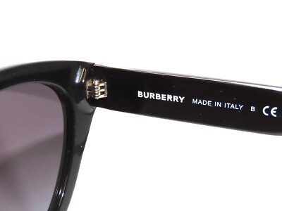 Burberry 4285 37588G Black Gray Gradient Sunglasses BE4285 Burberry BE4456 M (54 - 18) with Grey lenses and Black frame  main image 4