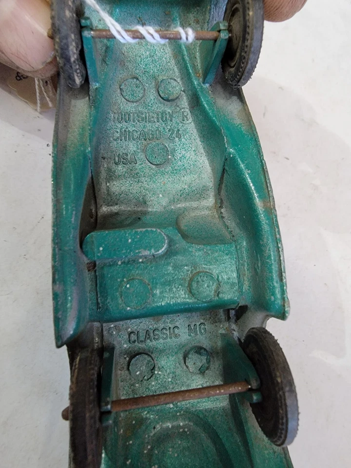 Raro Tootsietoy Tutsitoys 6" 1954 MG Hecho en México Foto 3 de 3