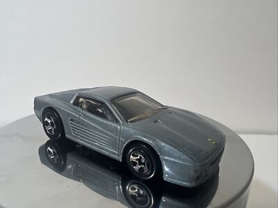 Hot Wheels 1997 Ferrari F512M Silver Miami Vice 1:64 Clean