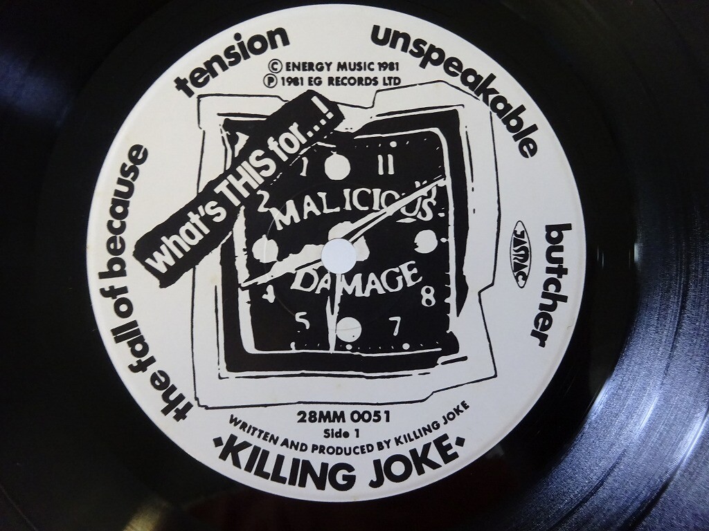 LP Killing Joke Whats This For...! 28MM0051PROMO POLYDOR プロモ /00260 Amazon.co.jp: What's This for: ミュージック