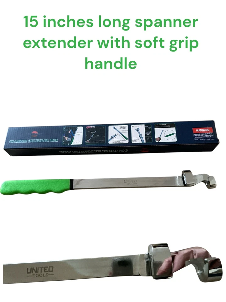 UNITED TOOLS Universal Spanner Extender Extension Wrench Power Bar Tool Bar 385mm Hex Torx