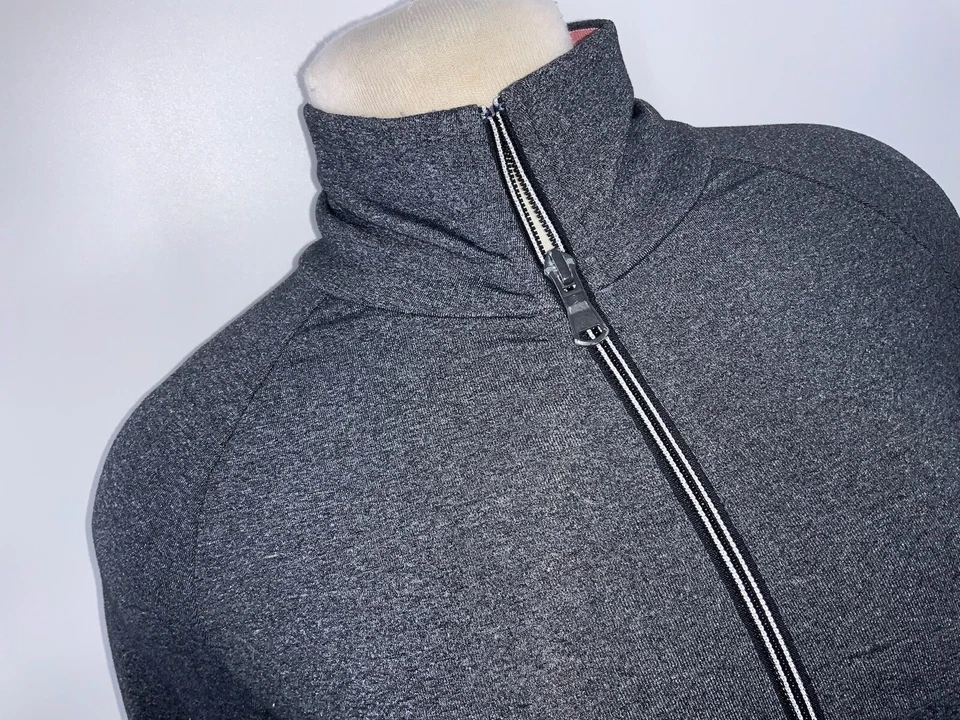 Chaqueta de Correr Prana Yoga S Mujer Gris Nylon Poli Agujeros para Pulgar YGI F2-410 Foto 3 de 4