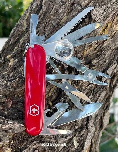Swiss Army Original Knife, Red Swisschamp, Victorinox 1.6795, New In Box