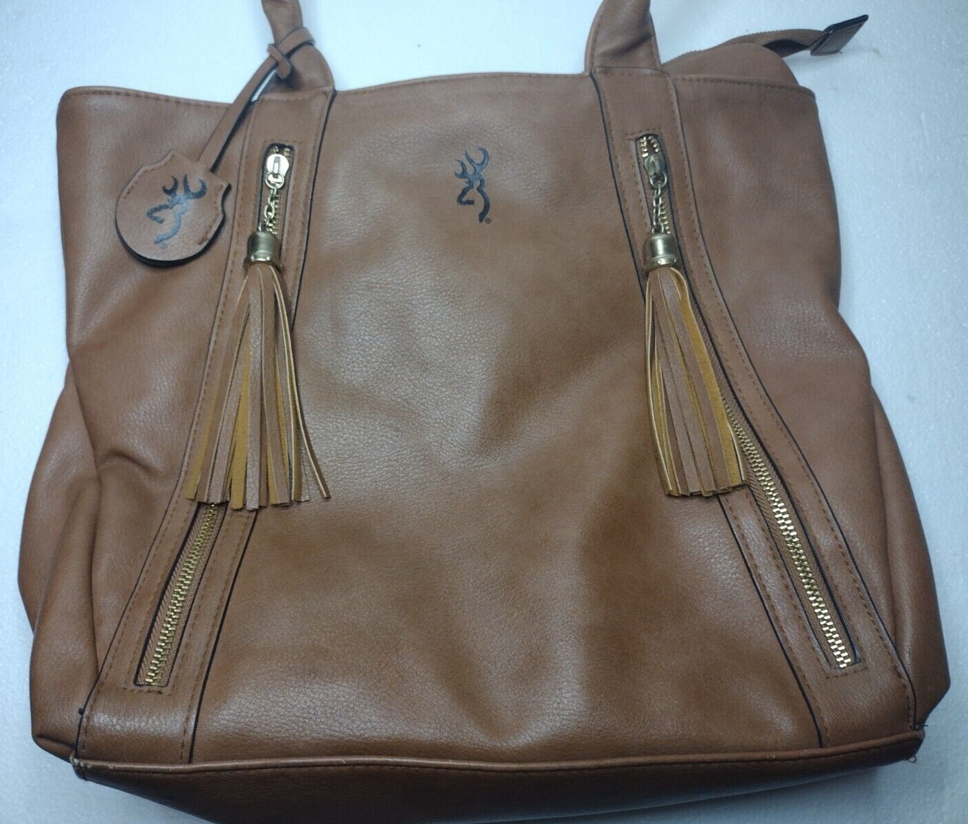 Browning Concealed Carry Purse, CCW Gun Handbag Brown… Gem