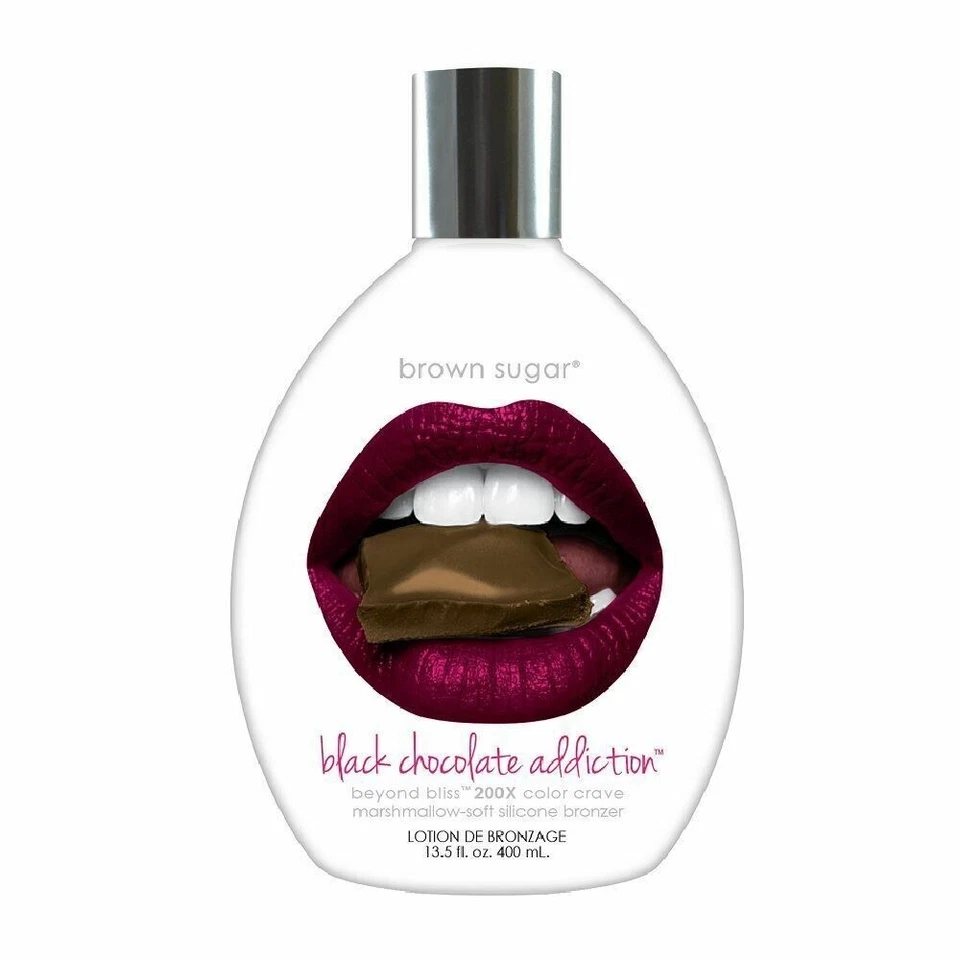 TAN INCORPORATED BLACK CHOCOLATE ADDICTION SUNBED TANNING LOTION CREAM + GOGGLES