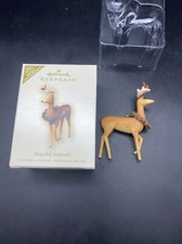 Hallmark Keepsake Ornament Peaceful Animals Christmas Reindeer Deer VIP Gift I4
