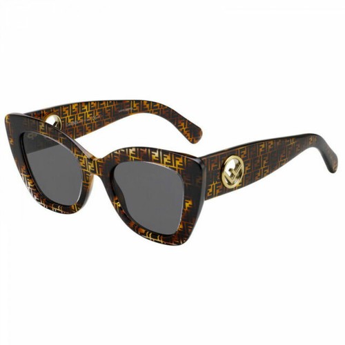 Fendi FS5140 218 Brown Butterfly Square Sunglasses Frames 57  display picture 3