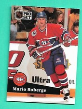 (1) MARIO ROBERGE 1991-92 PRO SET FRENCH # 415 CANADIENS ROOKIE NM (V7110)  