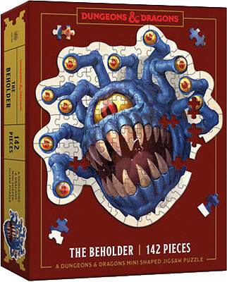 Dungeons & Dragons Mimic Shaped Jigsaw Puzzle - 102 Piece Collectible Puzzle, 8x8 Inches | Officially Licensed D&D Monster Puzzle For Teens & Adults