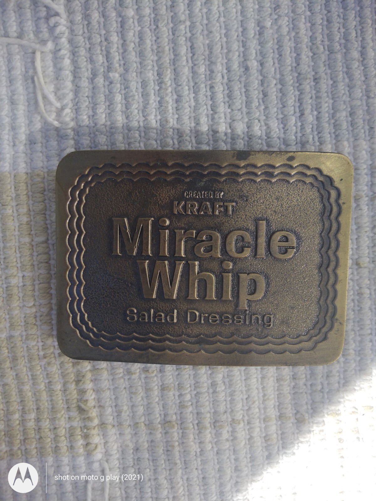 Miracle Whip Belt Buckle (5 Awesome Things on eBay this week)