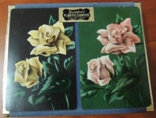 NEW Arrco Playing Cards Duratone Plastic Coated Rose/Roses 2 decks