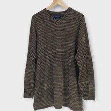 Men's River Island V- neck Long Sleeve Sweater Sz 2XL