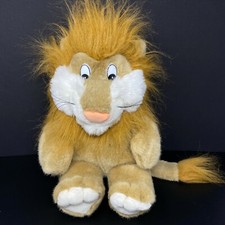 Vintage DARE Daren Lion Plush School Drug Education 12" Tan Stuffed Animal