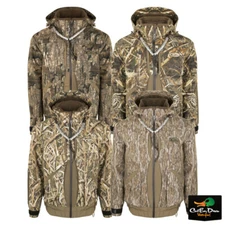DRAKE WATERFOWL GUARDIAN ELITE BOAT AND BLIND JACKET SHELL WEIGHT FULL ZIP COAT