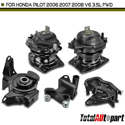 5x Engine Motor & Transmission Mount for Honda Pilot 2006-2008 V6 3.5L Automatic