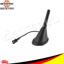 Auto KFZ Kurz Stab Dach Antenne + Raku 2 Sockel Universal SET mit Hljsnyutkrmeur