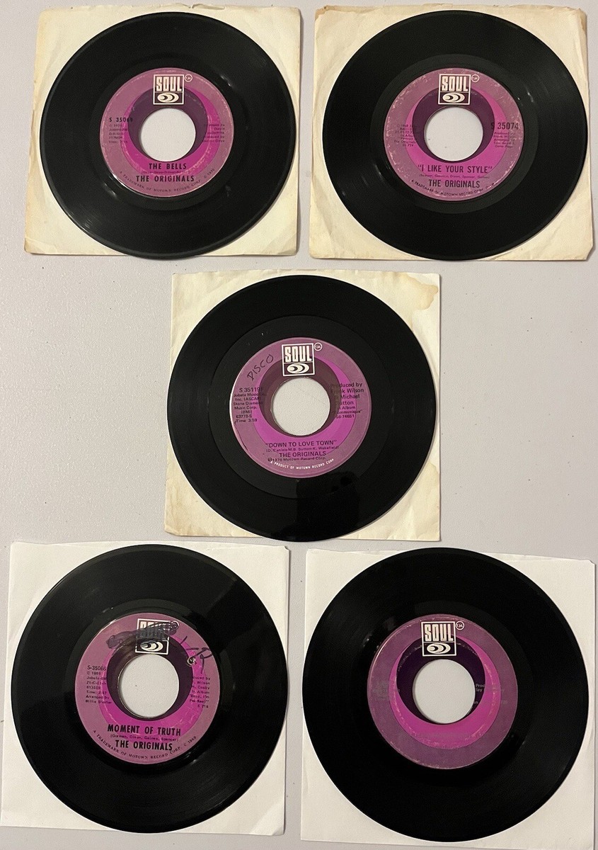 The Originals Lot of (5) 45 RPM Records | eBay