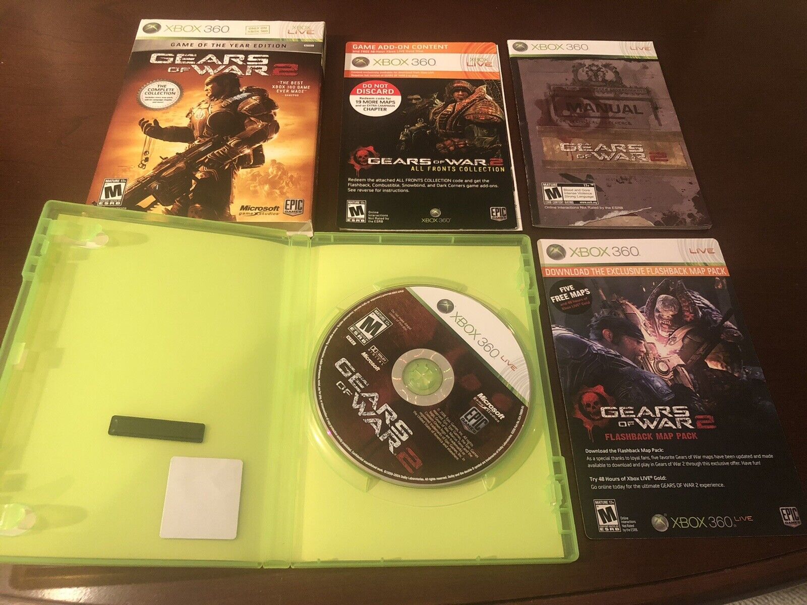 Jogo Xbox 360 Original Gears Of War 2, Jogo de Videogame Epic Games Usado  78367104