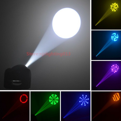60W RGBW LED Luz de Cabezal Móvil DMX512 Escenario Fiesta DJ Lavado Gobo Iluminación de Haz - Imagen 3 de 12