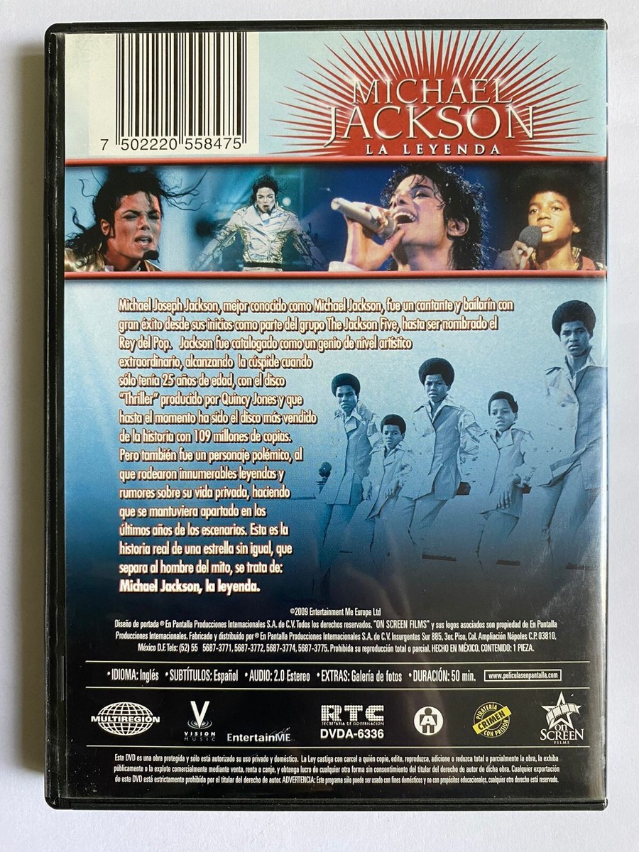 MICHAEL JACKSON LA LEYENDA, 2009 MEXICAN DVD, POP | eBay