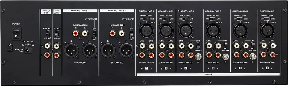 TASCAM MZ-372 Rack Mount Mixer 3U - Image 2 of 3