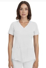 NWT HH WORKS Monica V-Neck Short Sleeve Scrub Top XXS Size