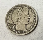 1914-S Barber Half Dollar 50C