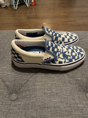 Vans Skate Slip-On Krooked by Natas For Ray Barbee Rare Size 5 Women s Size 6.5