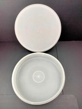 Vintage Tupperware Pie or Cupcake Keeper Lid 242 224 Nice Condition Fast Ship