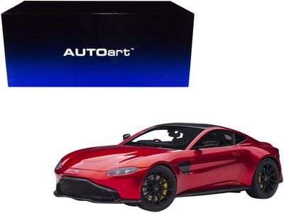 2019 Aston Martin Vantage RHD Hyper Red with Carbon Top 1/18 by Autoart