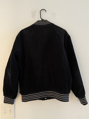 Supreme Old English Corduroy Varsity Jacket Black Size S Used | eBay 