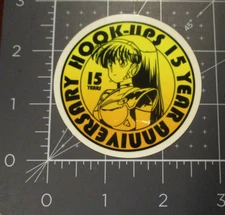 HOOK-UPS Skate STICKER Anniversary skateboards helmets decal hentai vintage Z
