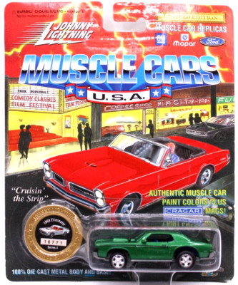 Johnny Lightning Muscle Cars USA Series 4 1969 Cougar Eliminator met. green