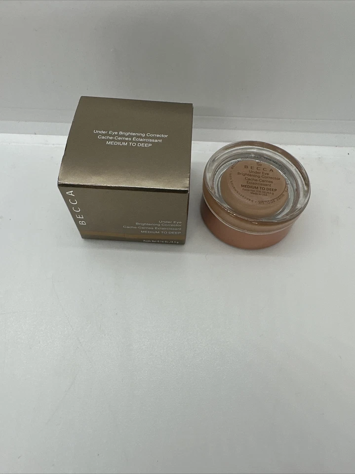 BECCA Under Eye Brightening Corrector 0.16oz medium to dark concealer cream NEW - Image 2 of 2