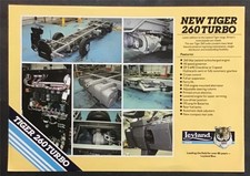 LEYLAND Tiger 260 Turbo & Express PSV Chassis Sales Leaflet c1984 Lit No.LB1148