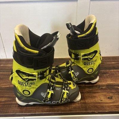 SALOMON QUEST PRO 130 MENS SKI BOOTS 26.5 USED LOW PRICE !