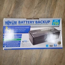 Tripp Lite UPS 750VA 450W Eco Green Battery Back Up Compact 120V USB RJ11