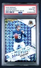 2025 Panini Mosaic Jaxson Dart Men of Mastery Mosaic Blue /99 RC Rookie PSA 10