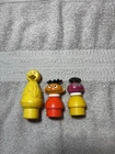 Vintage Fisher Price Little People Sesame Street Big Bird Ernie Franklin Classic