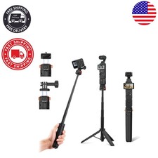 20.9'' Lightweight Osmo Pocket 3 Tripod  Extendable Selfie Stick for Vloggers