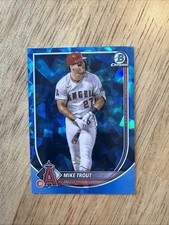 Mike Trout 2025 Bowman Chrome Sapphire #27 Los Angeles Angels