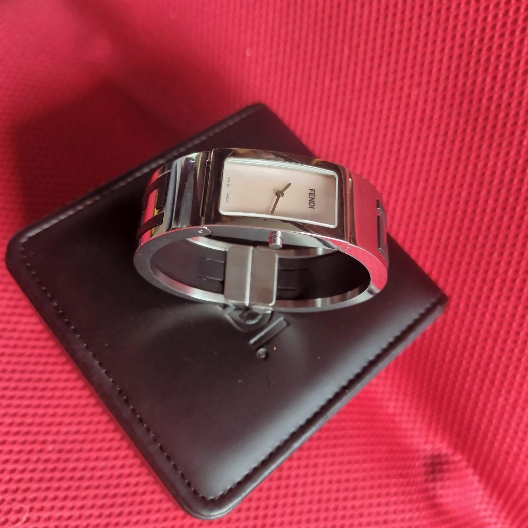 FENDI silver rectangular watch - image 3