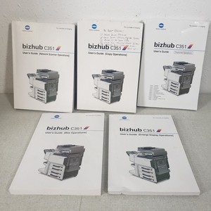 Konica Minolta Bizhub C351 Copier Scanner User Manual Collection Troubleshooting