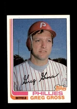 1982 Topps #53 Greg Gross Philadelphia Phillies NM-MT