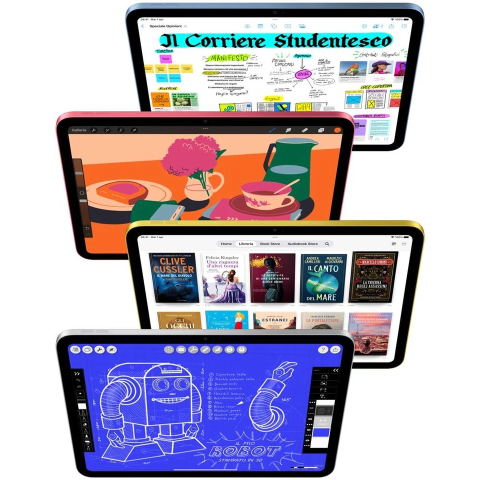 Apple Ipad 11 Gen. (2025) 256GB Memoria Display 11" Ips Led Rosa Md4p4ty/a Pink - Immagine 3 di 4