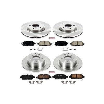 PowerStop Disc Brake Kit - Front and Rear - Fits Nissan Altima 2013-2022 OE Stoc