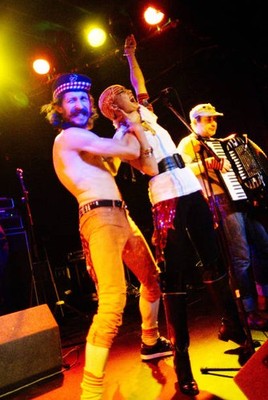 Gogol Bordello L-R Eugene H++Tz Pamela Jintana Racine And Yuri Lem- Old Photo